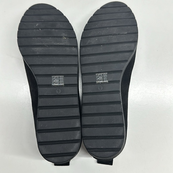 Eileen Fisher Humor Easy Comfort Slip On Flat Shoes Suede Round Toe Black Size 7 - Picture 9 of 10